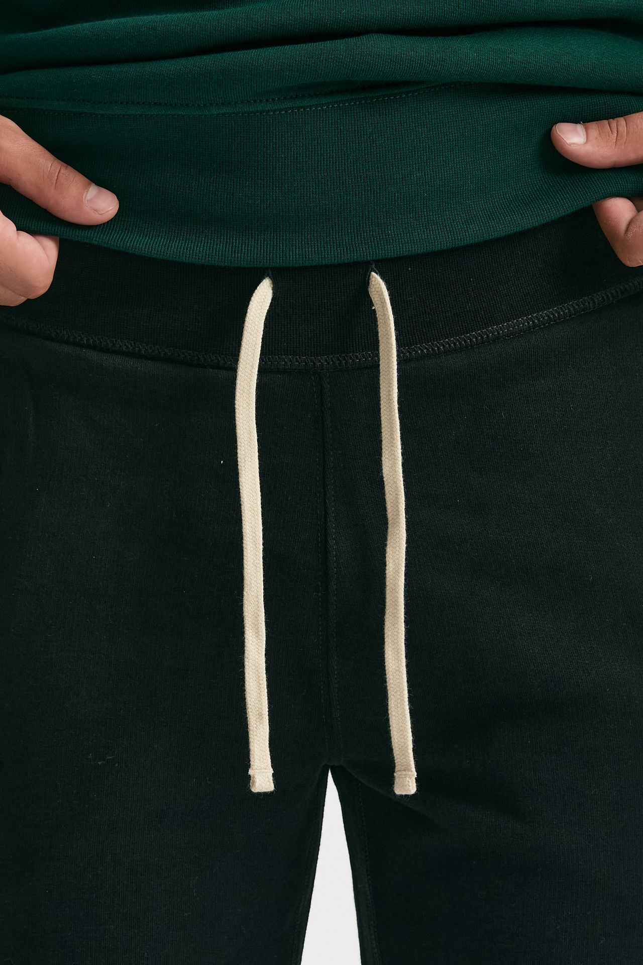 Pantalone tuta in cotone e poliestere nero uomo Polo ralph lauren - 6