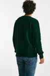 Maglia a trecce in lana e cashmere verdone uomo Polo ralph lauren - 3