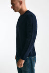 Maglia in lana a trecce lana/cashmere blu uomo Polo ralph lauren - 2