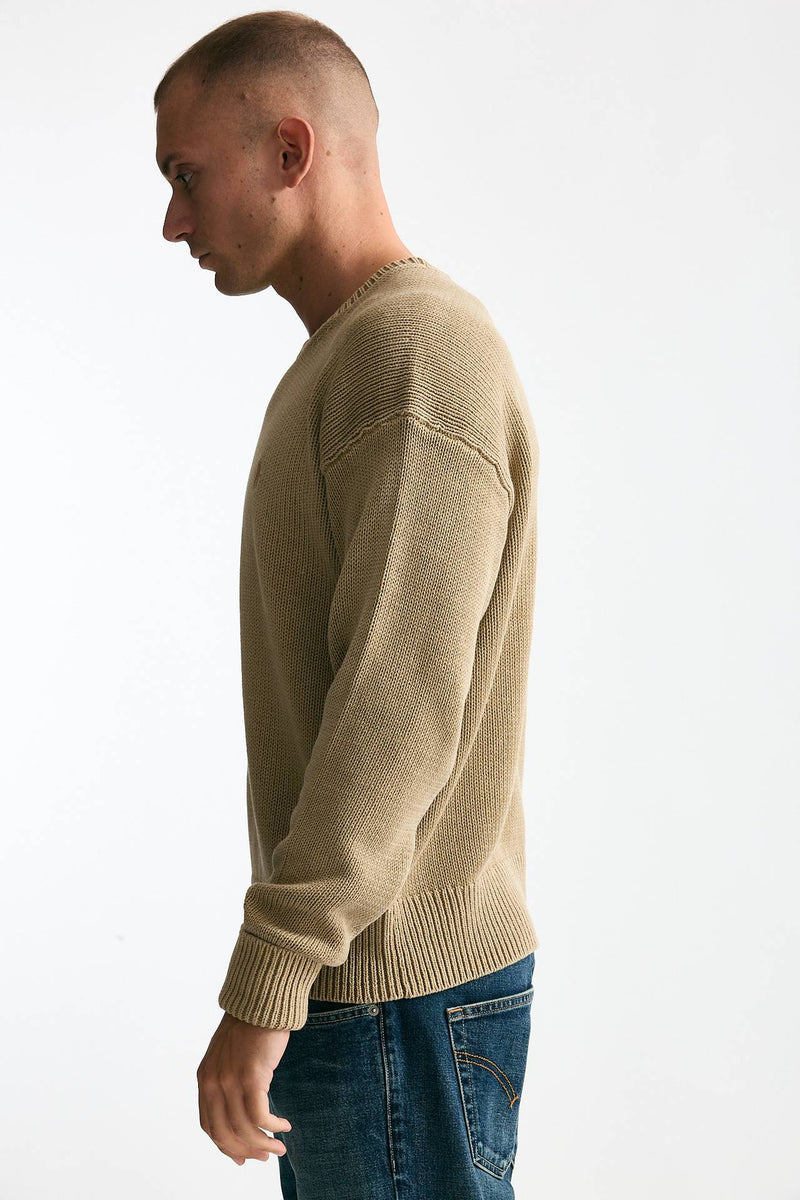 Maglia in cotone lavato beige uomo Polo ralph lauren - 3