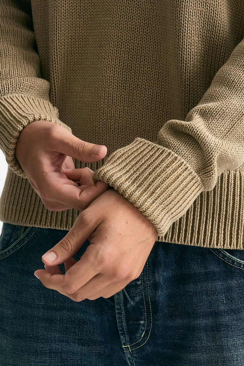 Maglia in cotone lavato beige uomo Polo ralph lauren - 6