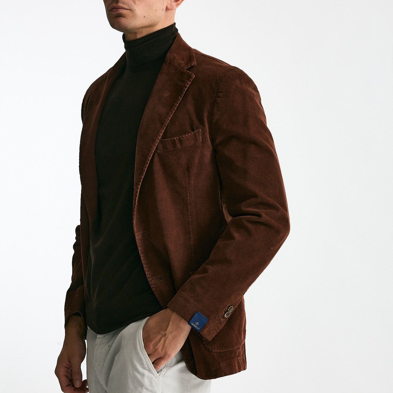 Giacca monopetto ruggine uomo Santaniello - 8