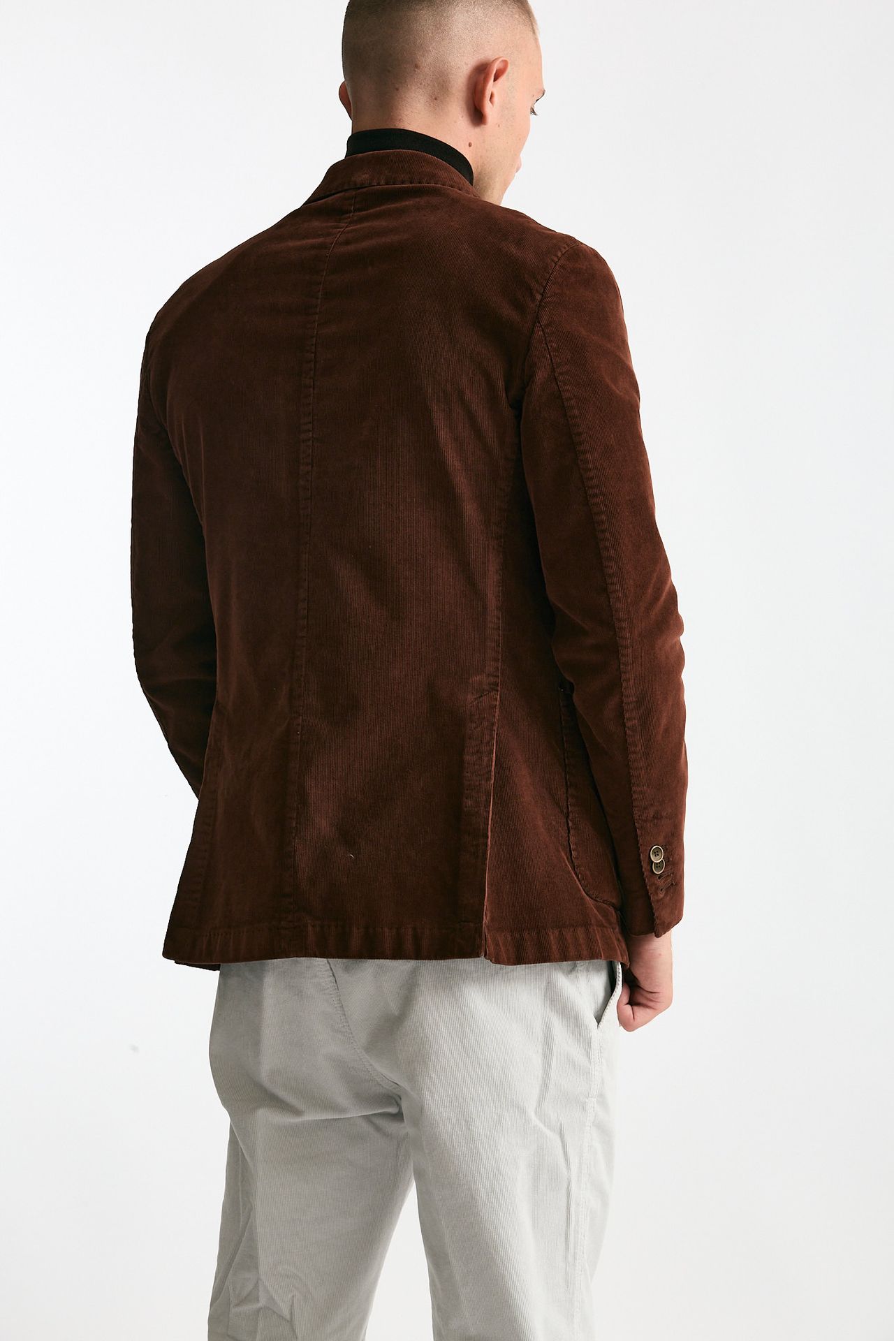 Giacca monopetto ruggine uomo Santaniello - 4