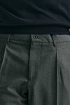 Pantalone in misto lana stretch grigio uomo Santaniello - 5