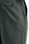 Pantalone in misto lana stretch grigio uomo Santaniello - 7