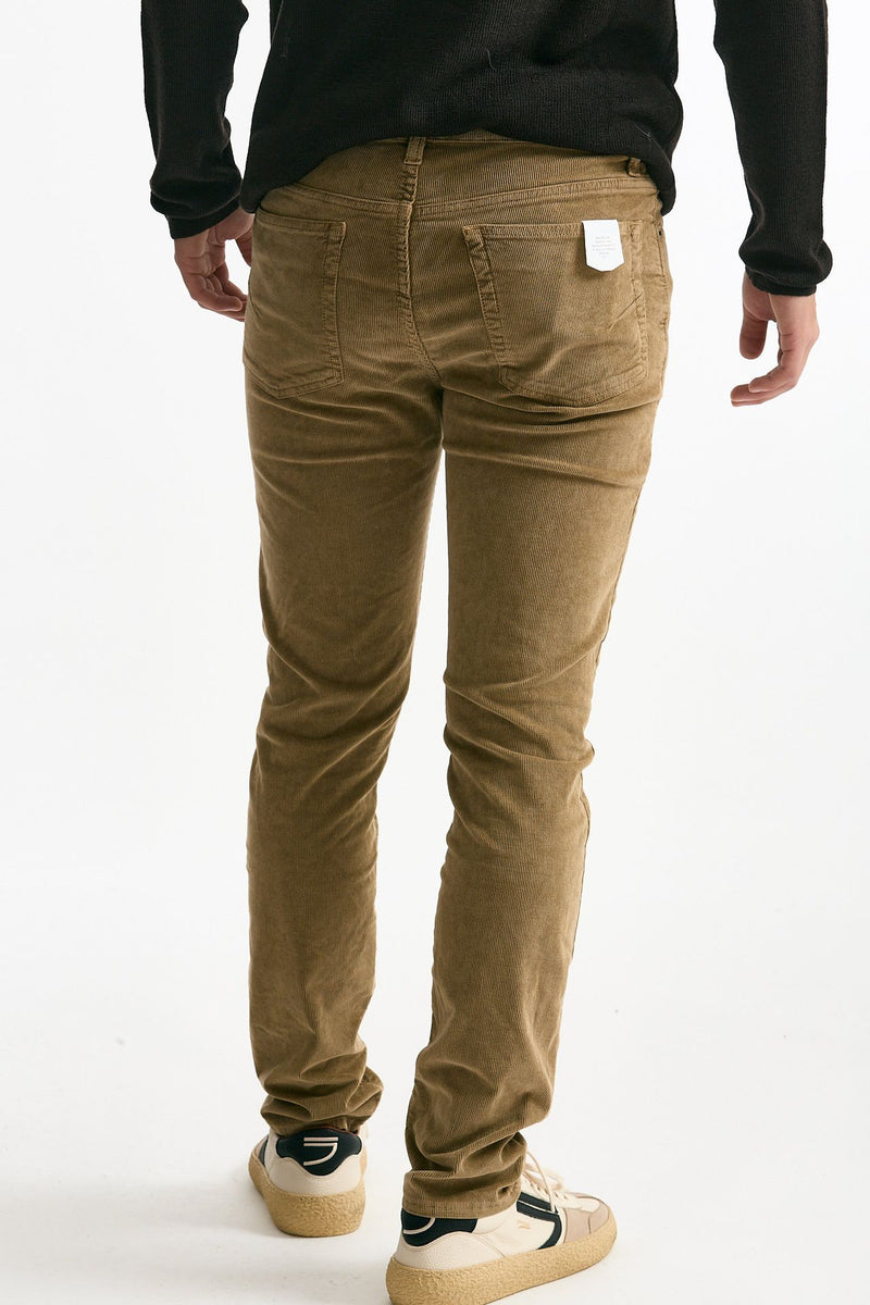 Jeans velluto stretch cammello uomo Siviglia - 3