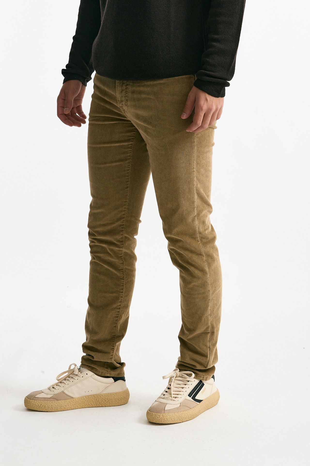 Jeans velluto stretch cammello uomo Siviglia - 4