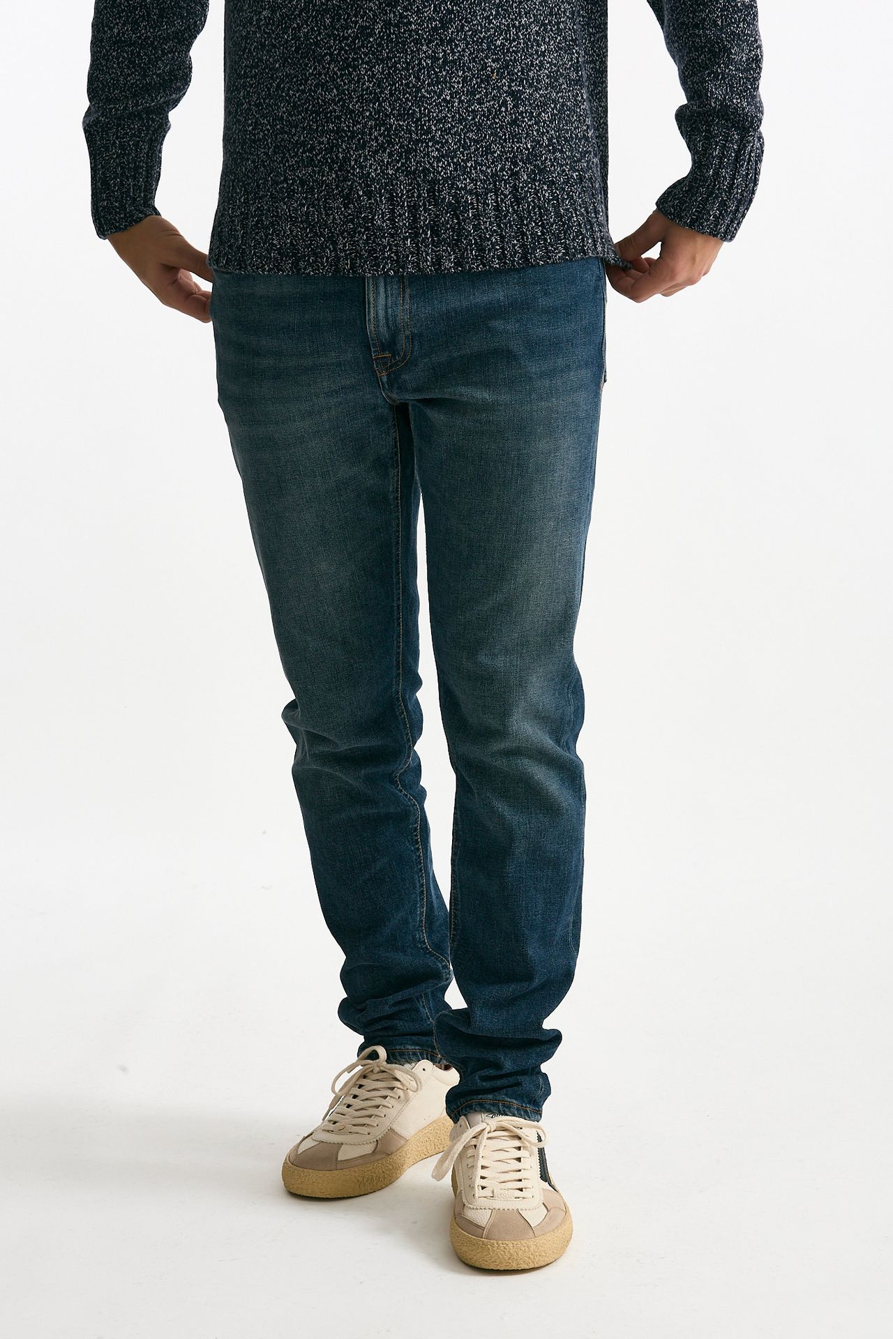 Jeans lavaggio medio stretch stone washed uomo Siviglia - 1