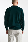 Polo KNOLL in lana verde bottiglia uomo John smedley - 4
