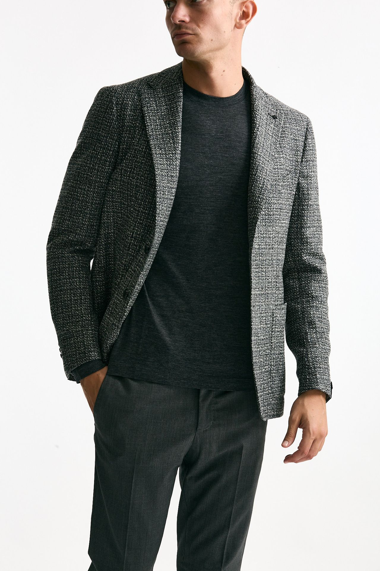 Giacca monopetto MONTECARLO microlavorazione uomo Tagliatore - 4