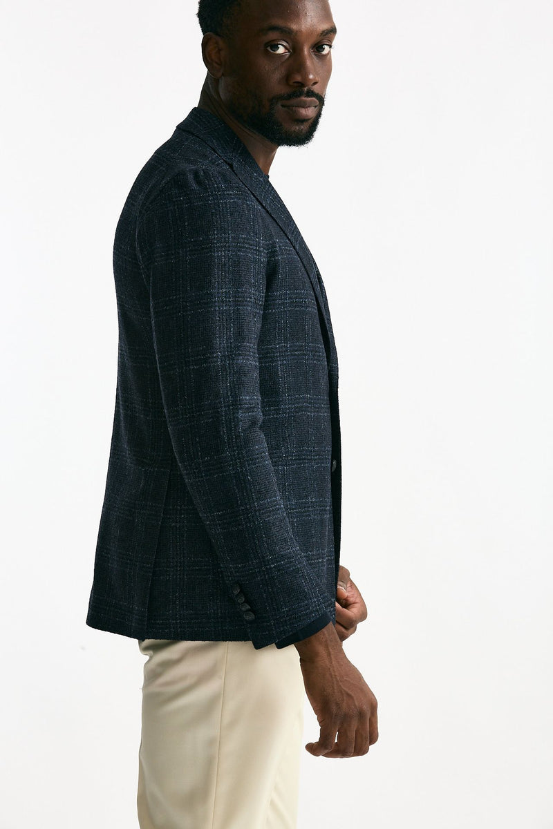 Giacca monopetto MONTECARLO galles blu uomo Tagliatore - 5