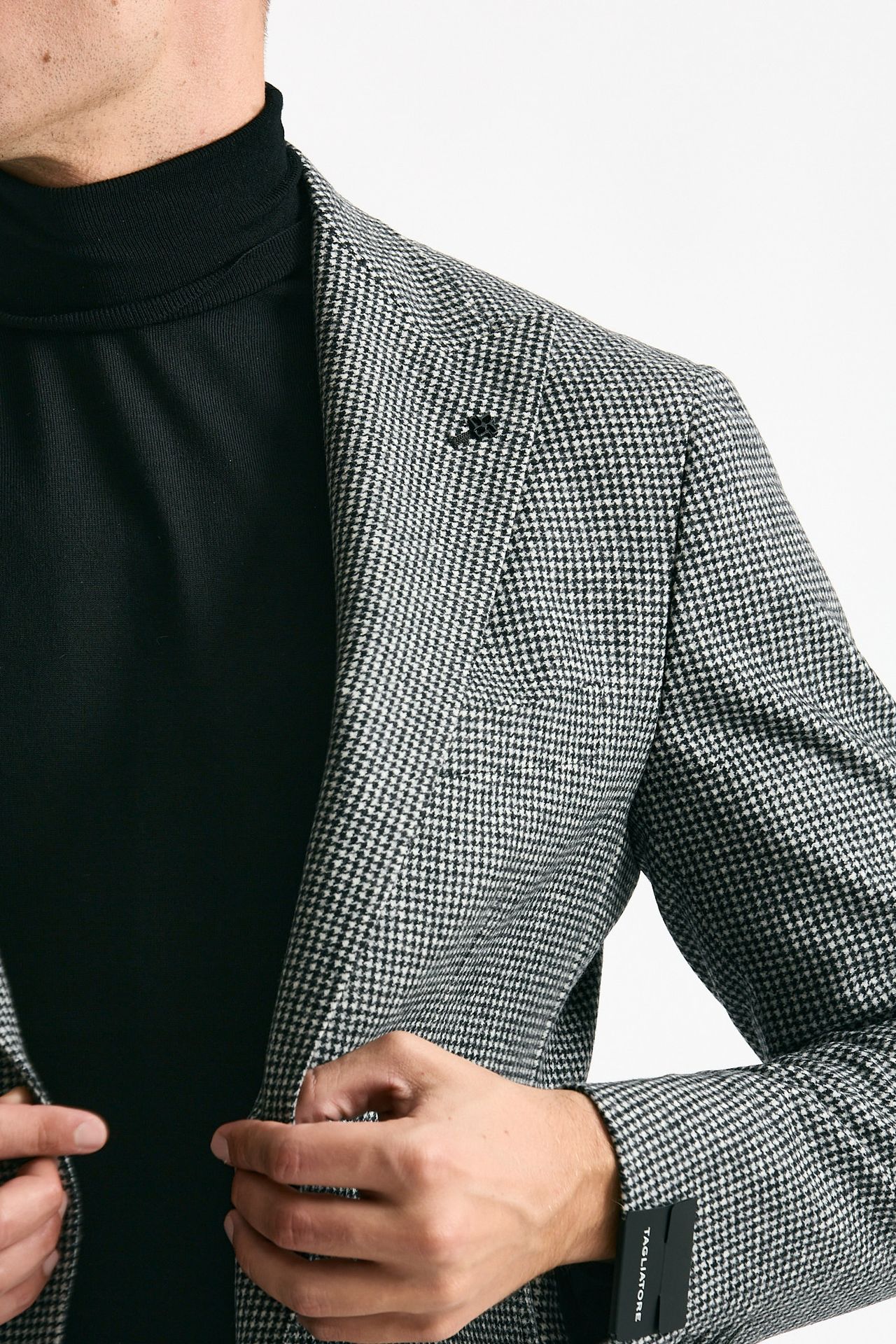 Giacca monopetto MONTECARLO pied de poule uomo Tagliatore - 5