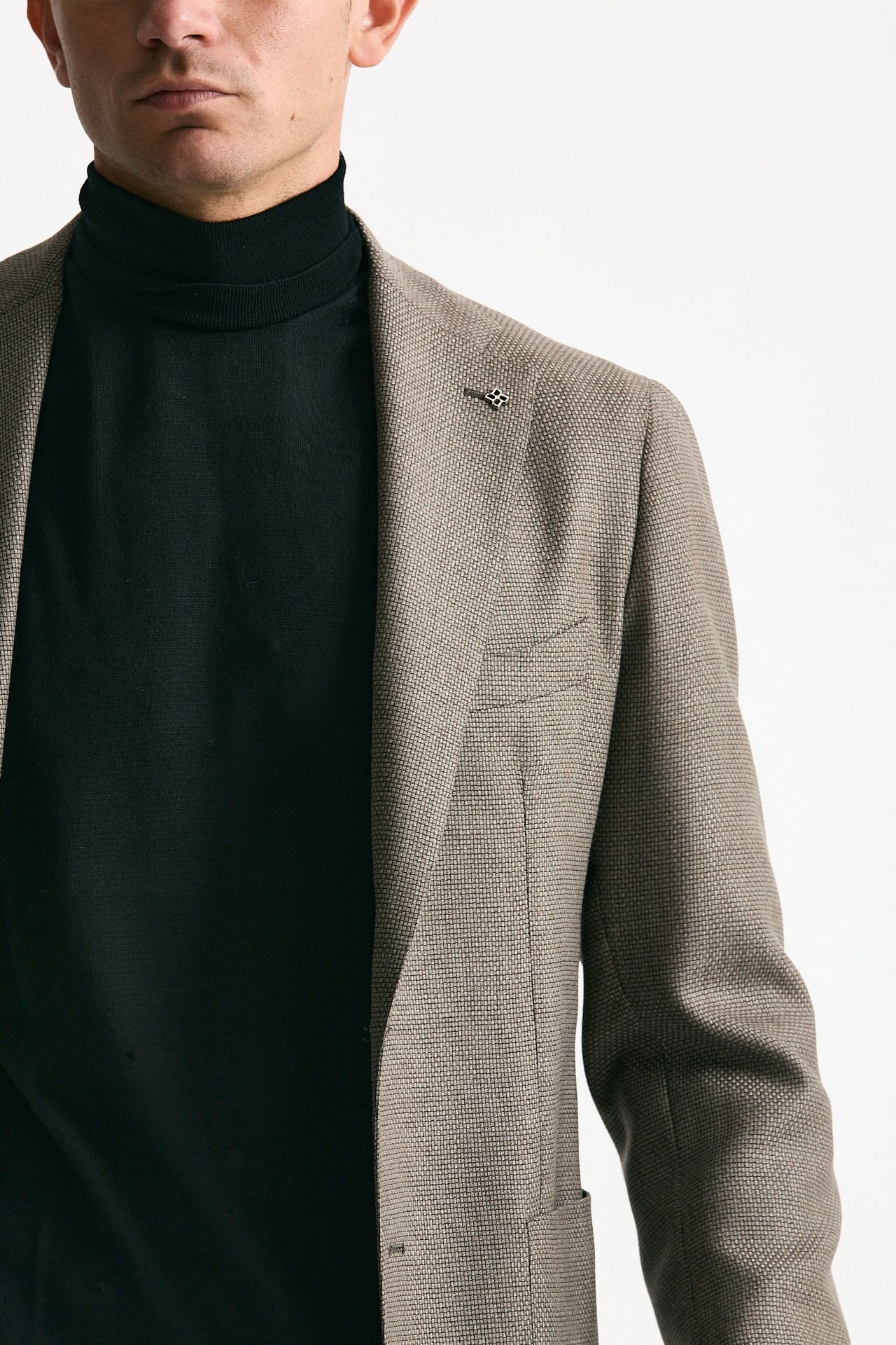 Giacca monopetto MONTECARLO tortora uomo Tagliatore - 4