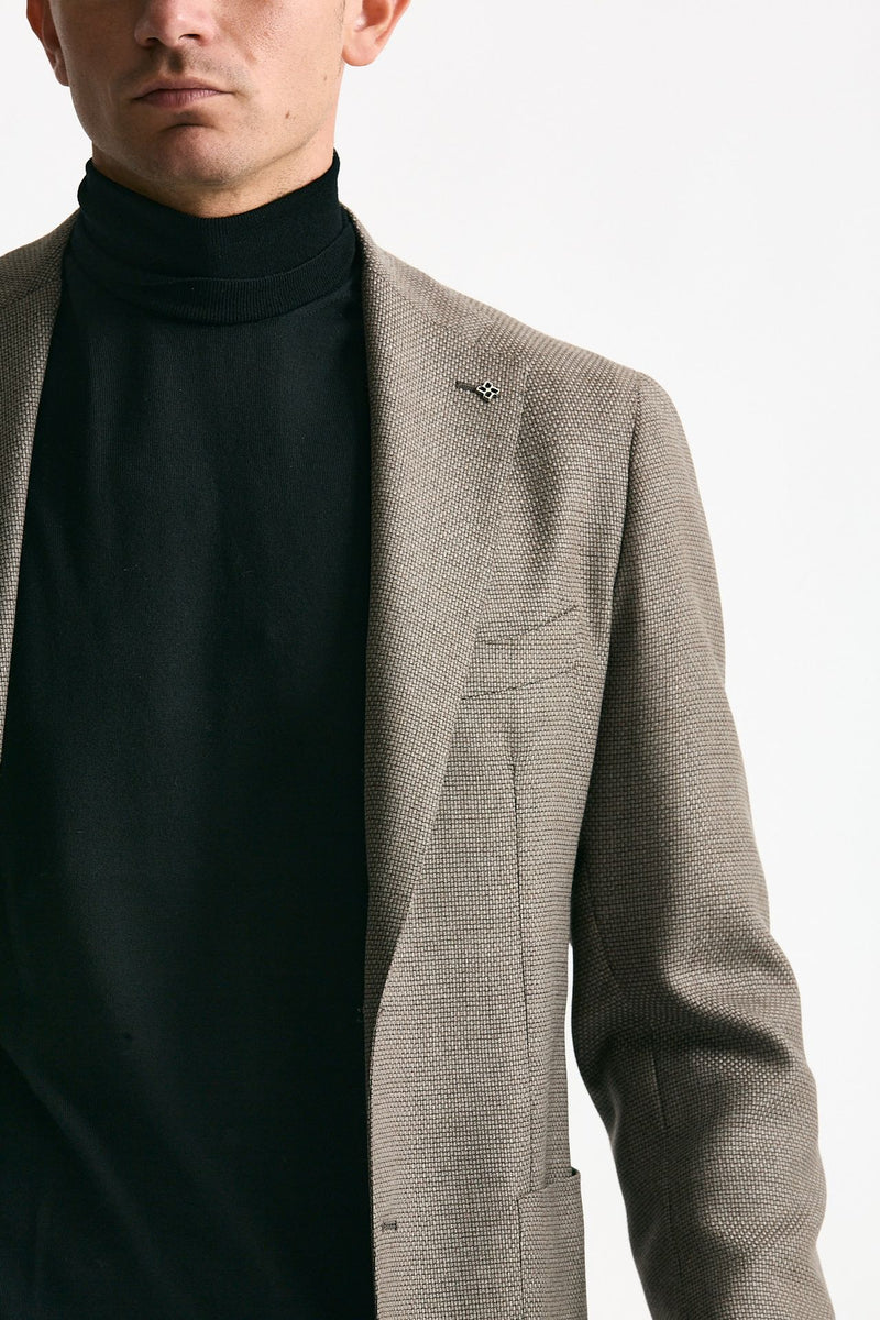 Giacca monopetto MONTECARLO tortora uomo Tagliatore - 4