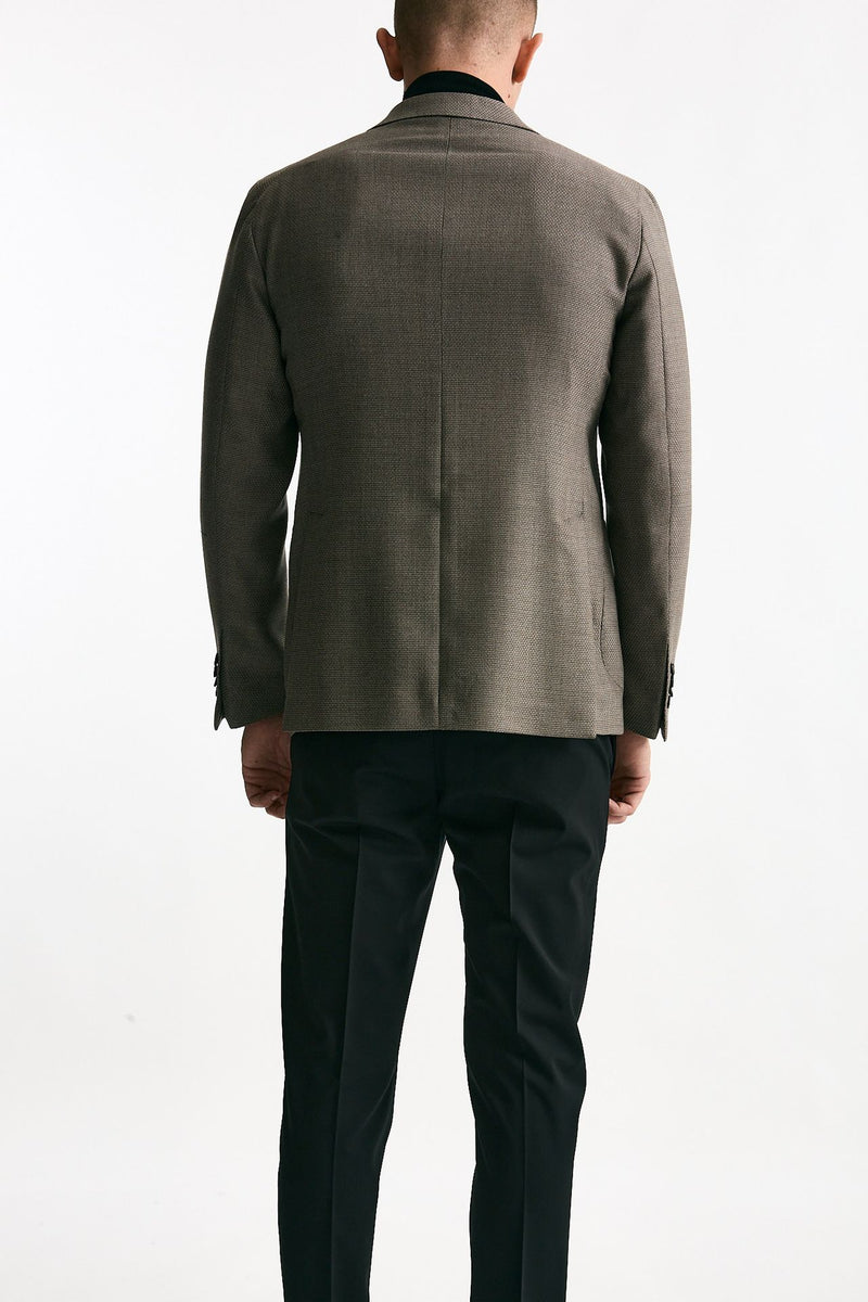 Giacca monopetto MONTECARLO tortora uomo Tagliatore - 7