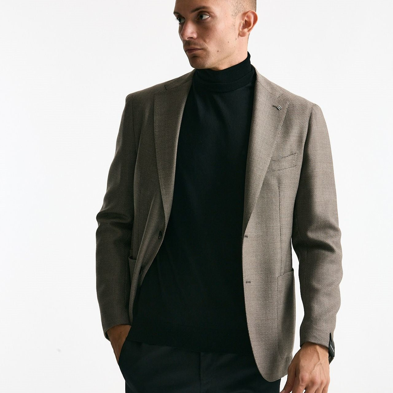 Giacca monopetto MONTECARLO tortora uomo Tagliatore - 8