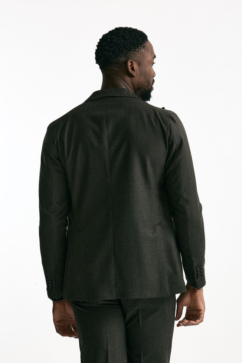 Abito doppiopetto MONTECARLO Galles marrone uomo Tagliatore - 3