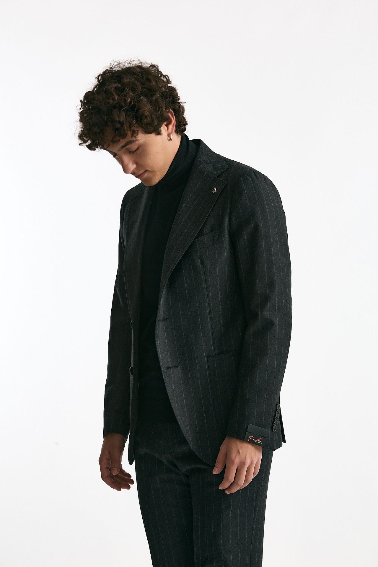 Abito monopetto PINO LERARIO grigio uomo Tagliatore - 4