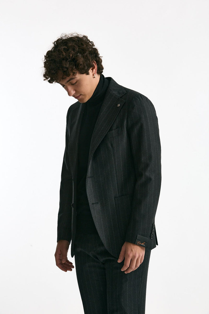 Abito monopetto PINO LERARIO grigio uomo Tagliatore - 4