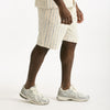 Bermuda in misto cotone panna rigato uomo Atomo factory - 8