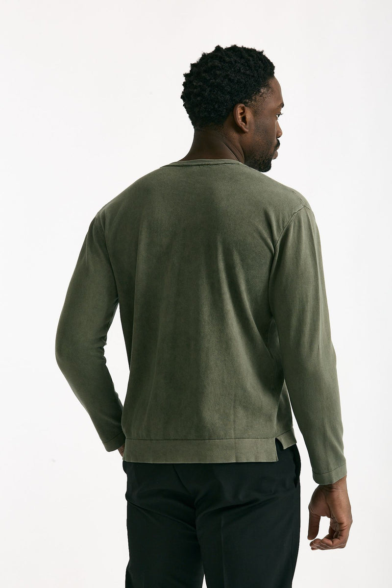 Maglia in cotone militare uomo Atomo factory - 3