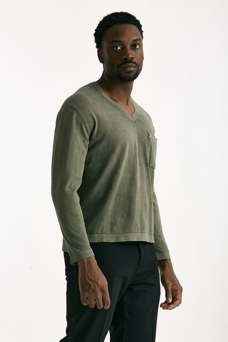 Maglia in cotone militare uomo Atomo factory - 4