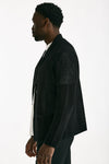Cardigan in cotone e poliestere nero uomo Atomo factory - 3