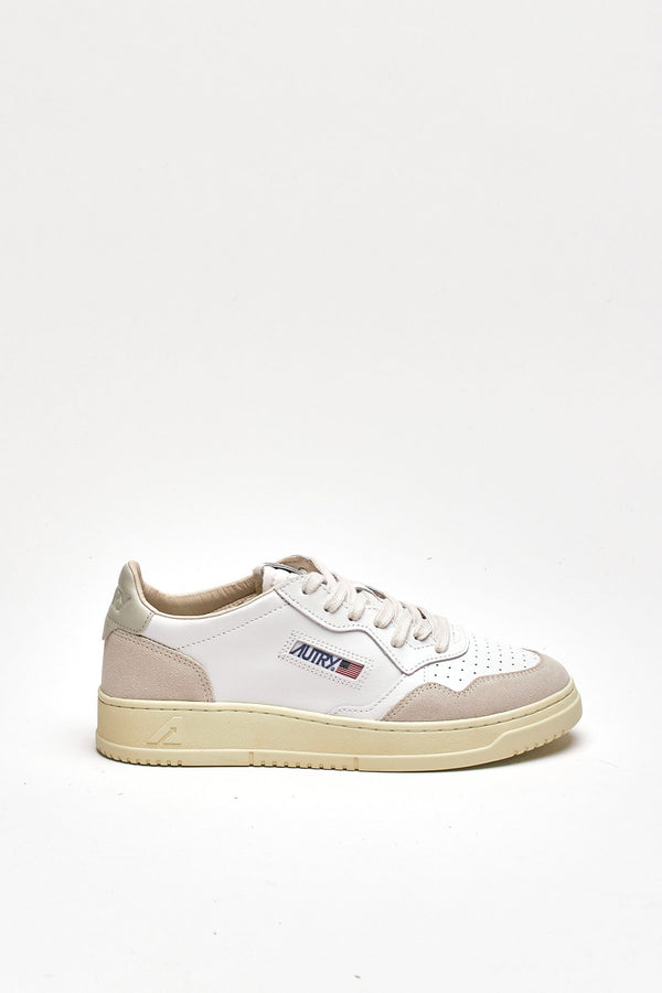Sneakers MEDALIST LOW-AULM-LS14 in pelle e suede uomo Autry