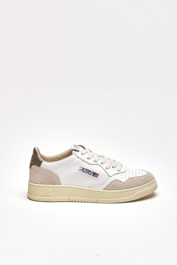 Sneakers MEDALIST LOW-AULM-LS15 in pelle e suede uomo Autry