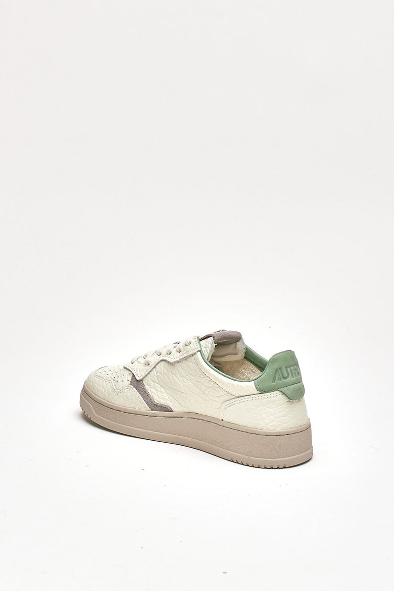 Sneakers MEDALIST LOW-AULM-NE16 in pelle martellata uomo Autry - 3