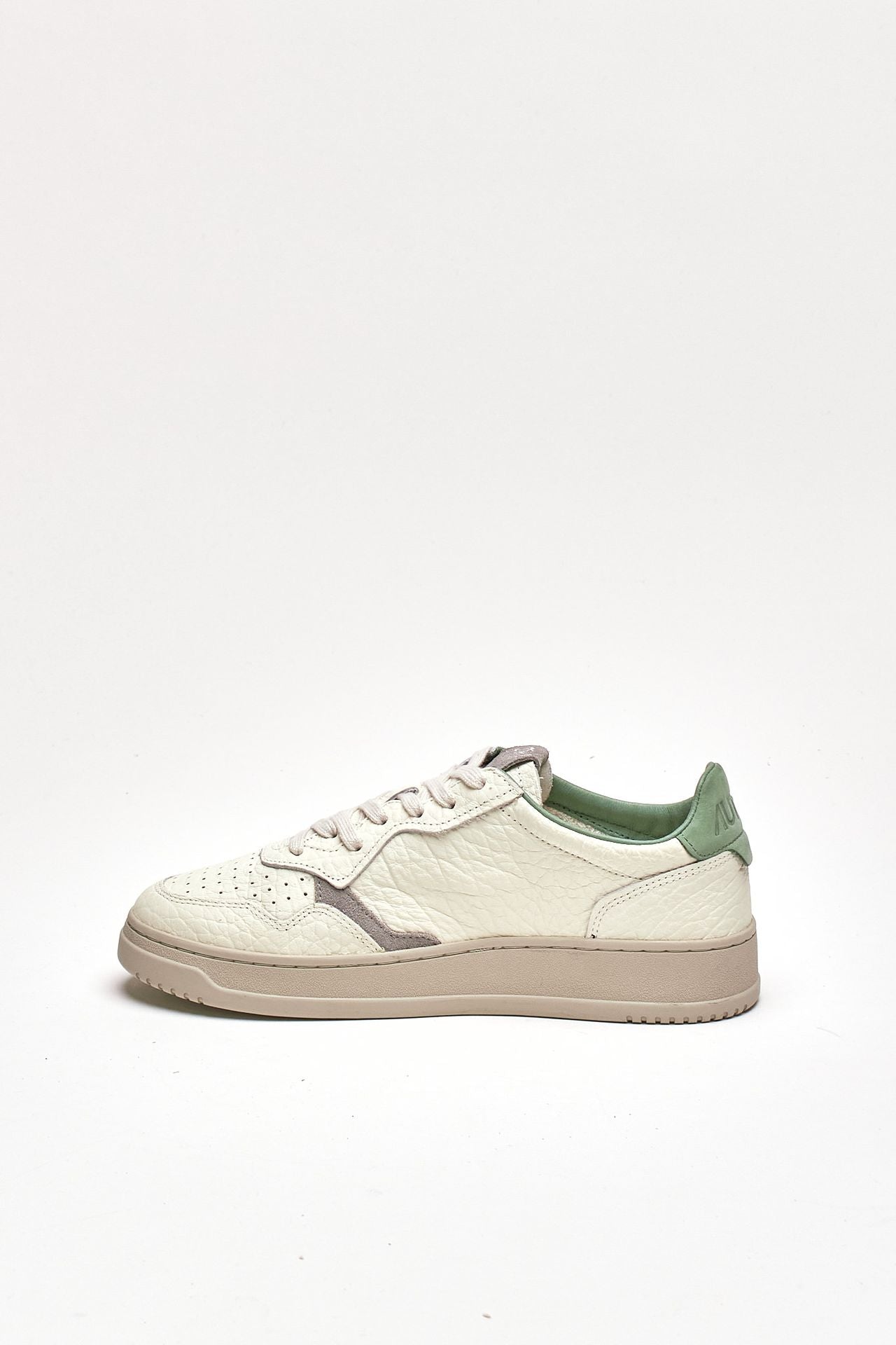 Sneakers MEDALIST LOW-AULM-NE16 in pelle martellata uomo Autry - 4