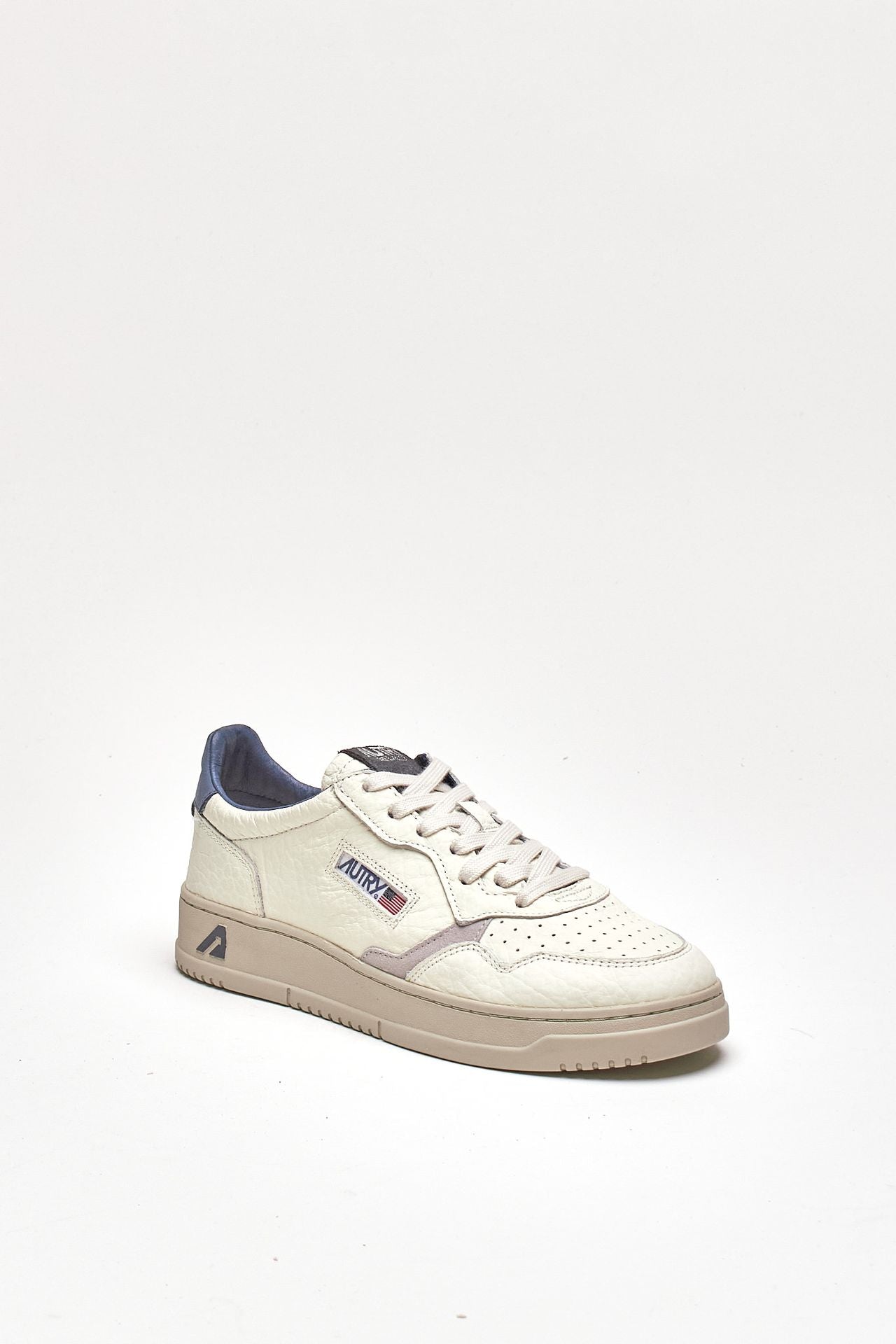 Sneakers MEDALIST LOW-AULM-NE12 in pelle martellata uomo Autry - 2