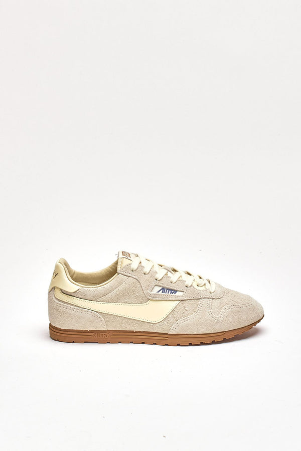 Sneakers WINDSPIN LOW – WSLM-UB01 in suede rasato e pelle uomo Autry