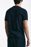 T-shirt girocollo in cotone blu uomo Autry - 3