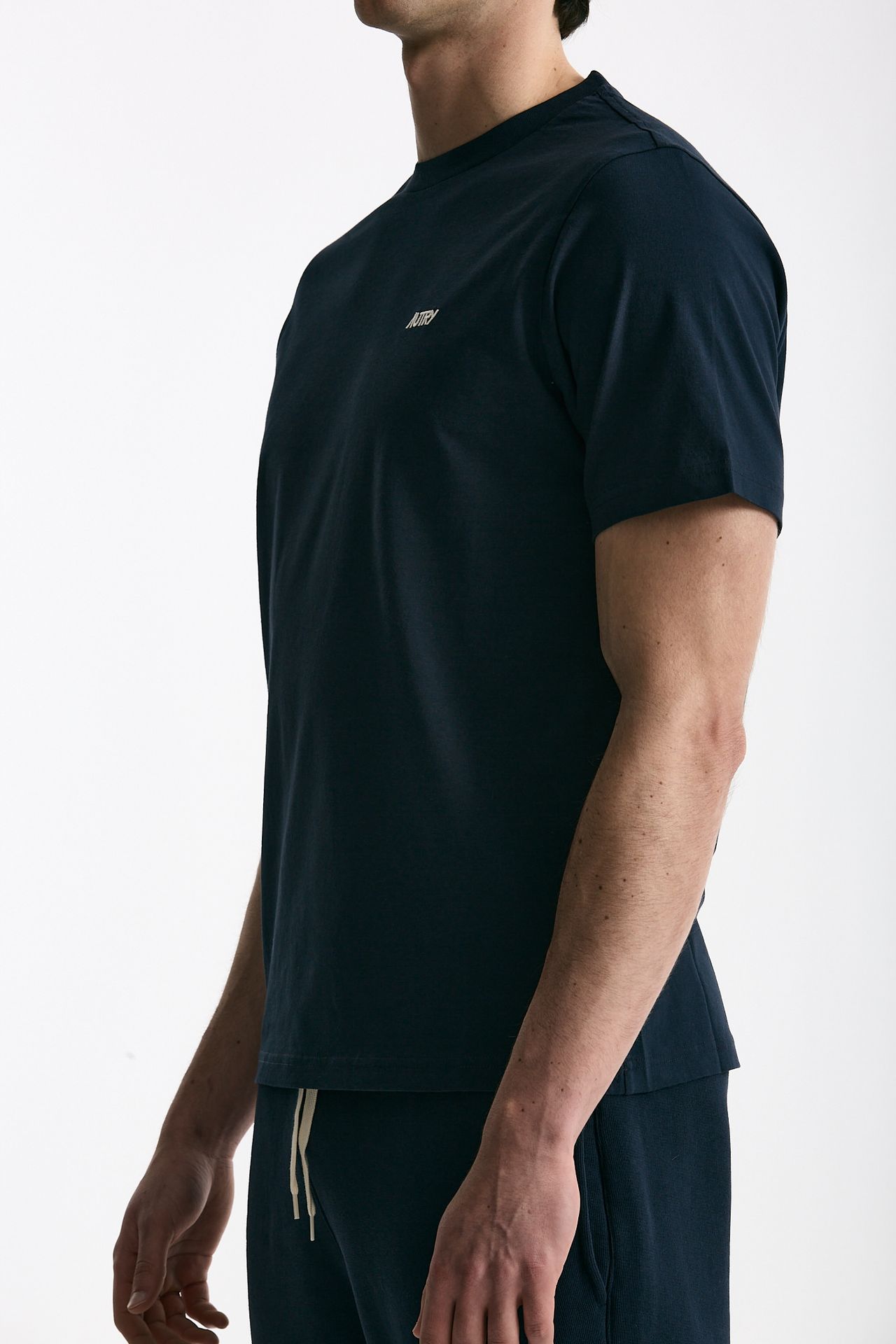 T-shirt girocollo in cotone blu uomo Autry - 4