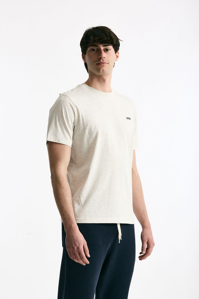 T-shirt girocollo in cotone grigio uomo Autry - 3