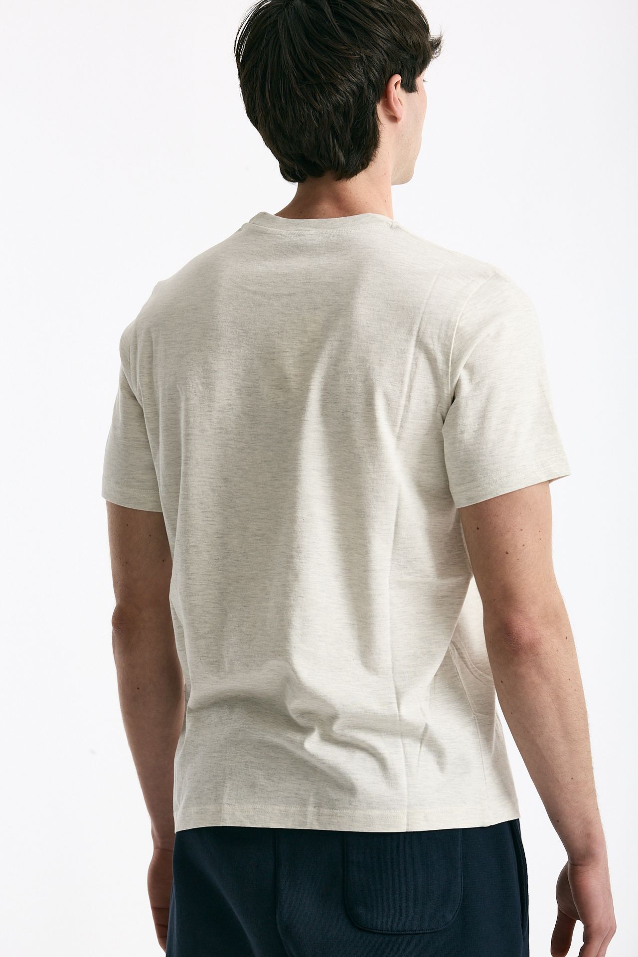 T-shirt girocollo in cotone grigio uomo Autry - 4