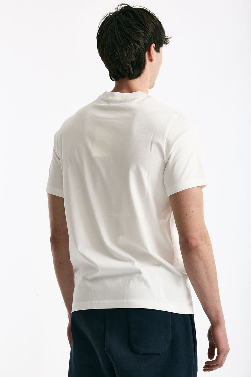 T-shirt girocollo in cotone bianco uomo Autry - 4