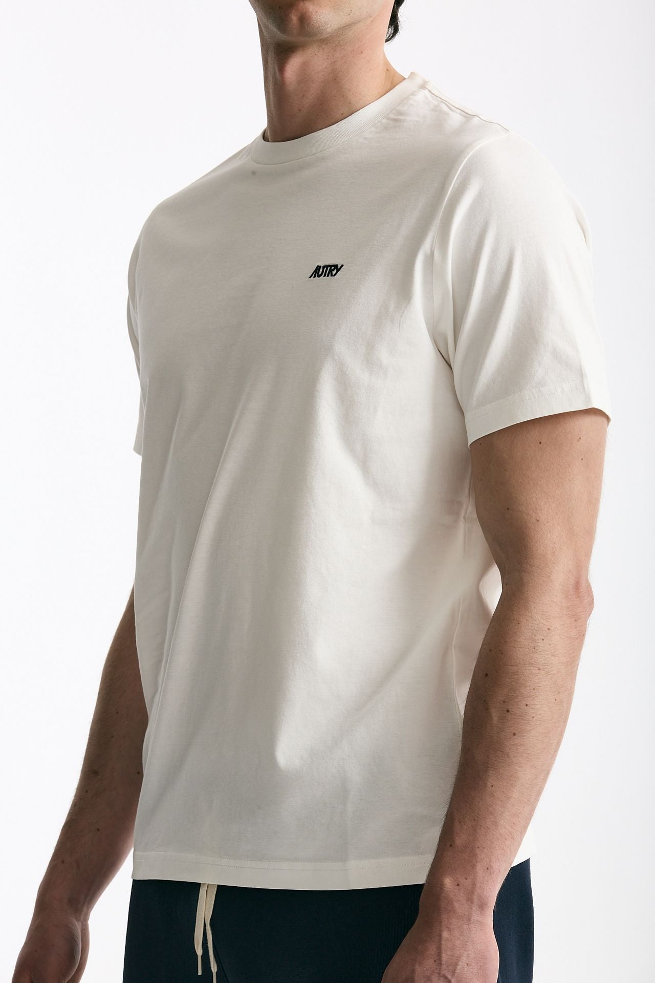 T-shirt girocollo in cotone bianco uomo Autry - 2