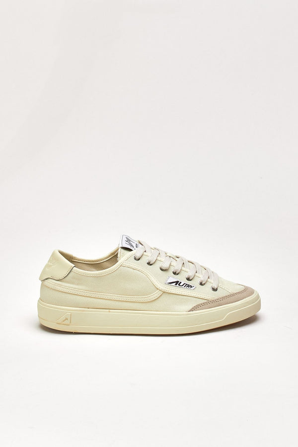 Sneakers SNEAKERS WINDSCAPE LOW in canvas crema uomo Autry