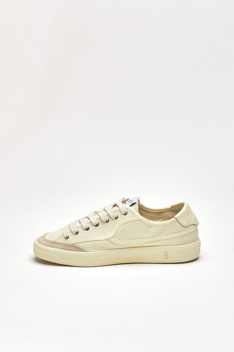 Sneakers SNEAKERS WINDSCAPE LOW in canvas crema uomo Autry - 4