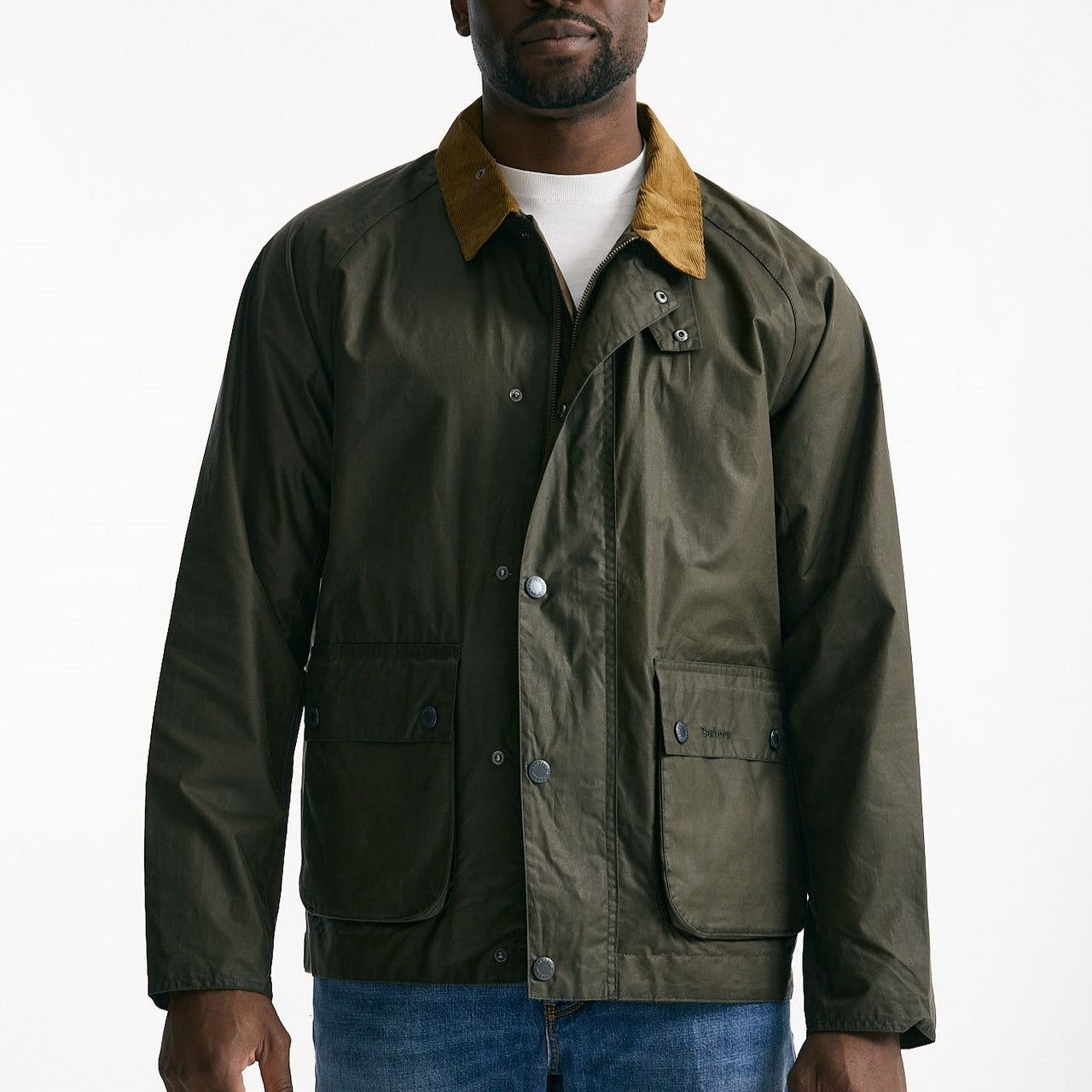 Giacca MODERN BEDALE WAX in cotone cerato verde uomo Barbour - 10