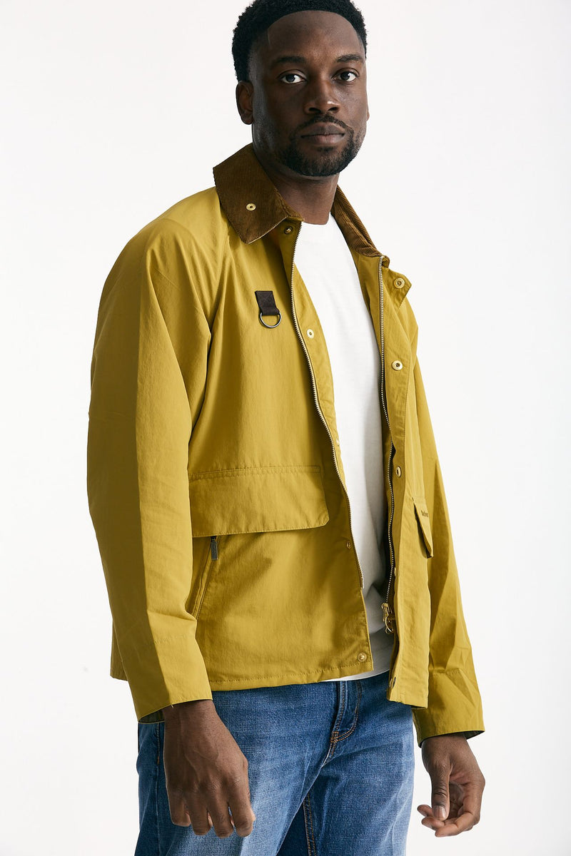 Giacca ICONS SPEY in cotone e nylon lavato giallo uomo Barbour - 5