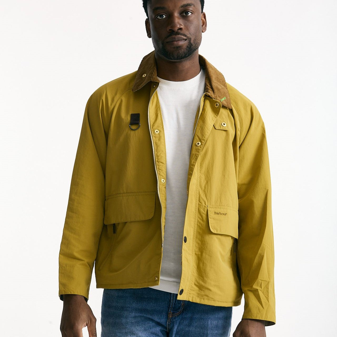 Giacca ICONS SPEY in cotone e nylon lavato giallo uomo Barbour - 11