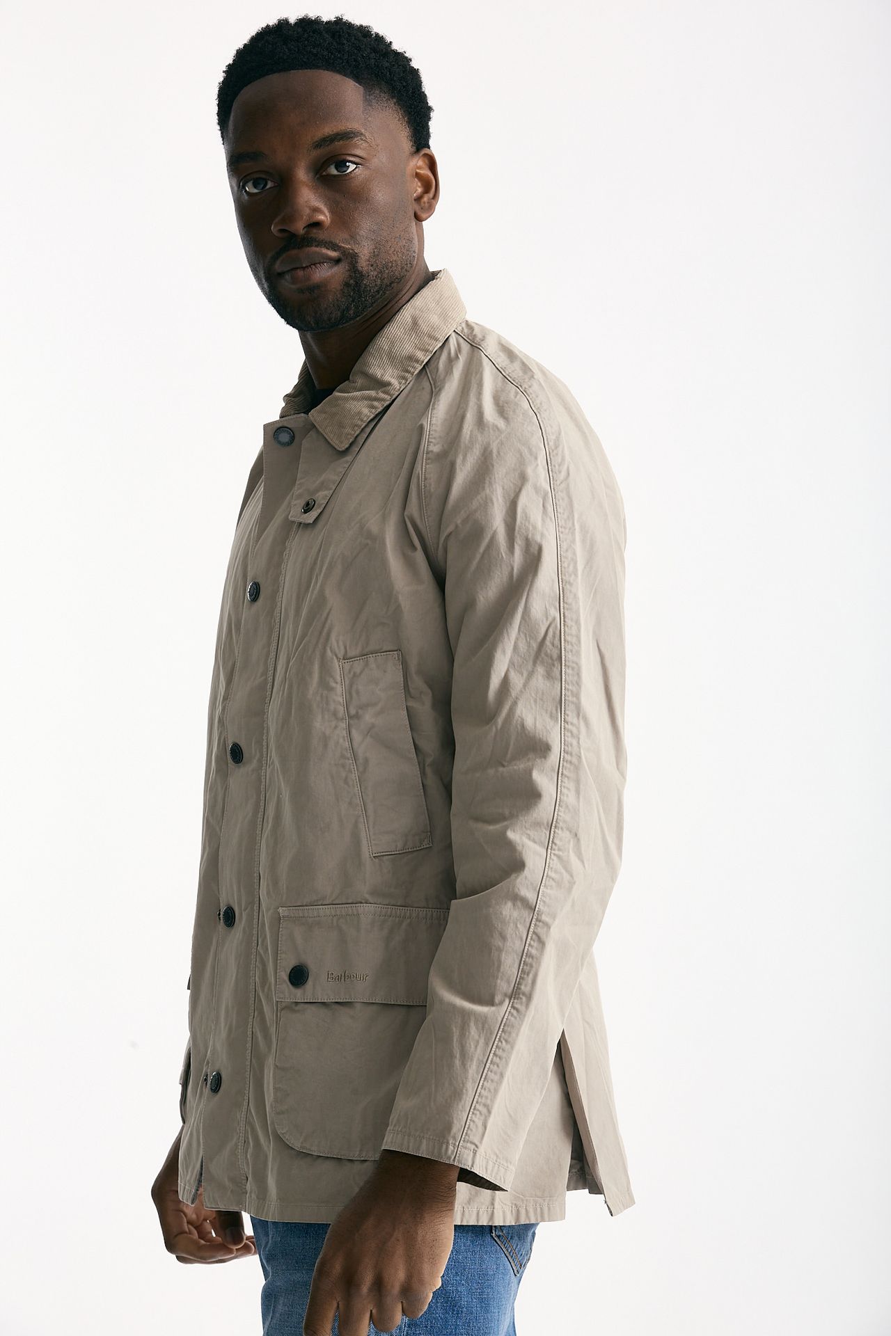 Giacca ASHBY CASUAL in cotone lavato beige uomo Barbour - 3