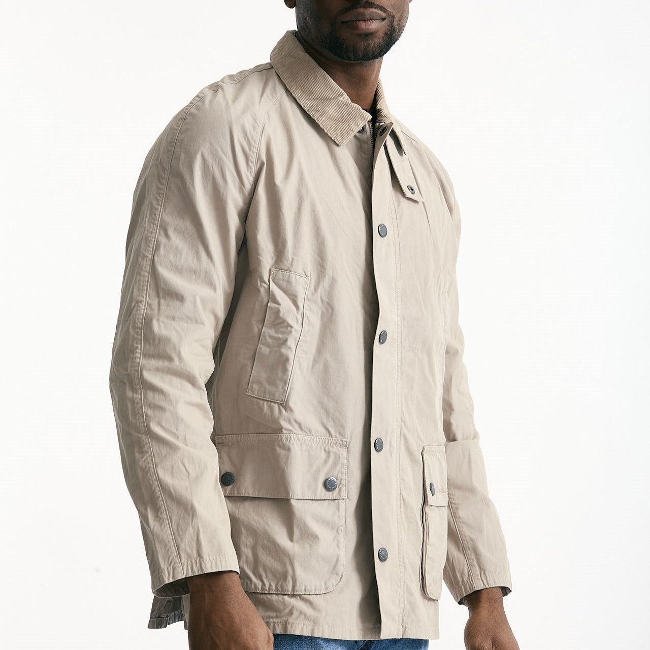 Giacca ASHBY CASUAL in cotone lavato beige uomo Barbour - 10