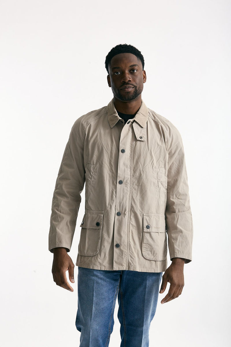 Giacca ASHBY CASUAL in cotone lavato beige uomo Barbour - 6