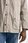 Giacca ASHBY CASUAL in cotone lavato beige uomo Barbour - 7