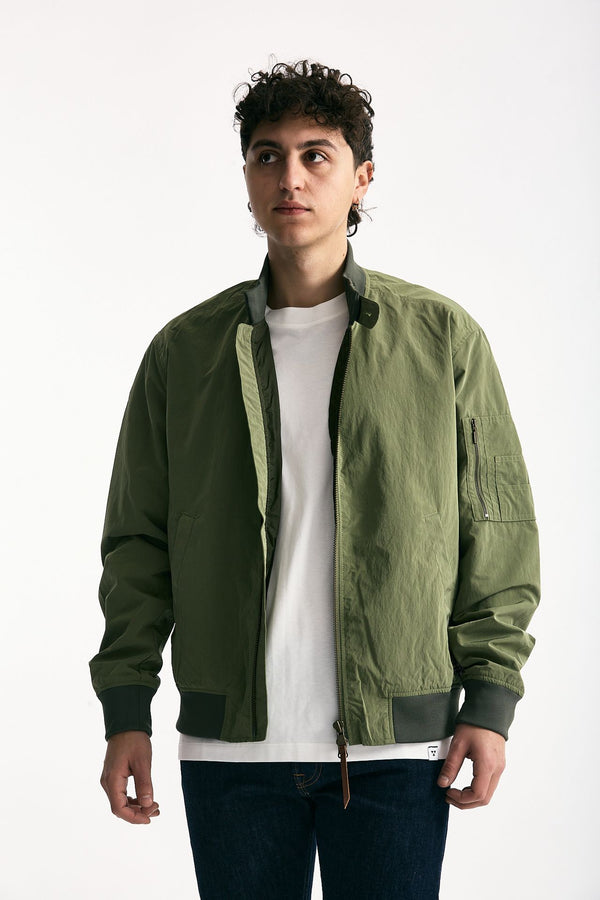 Bomber FENTON CASUAL JACKET nylon verde uomo Barbour