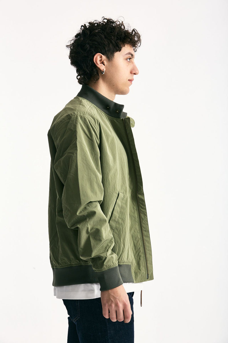 Bomber FENTON CASUAL JACKET nylon verde uomo Barbour - 1